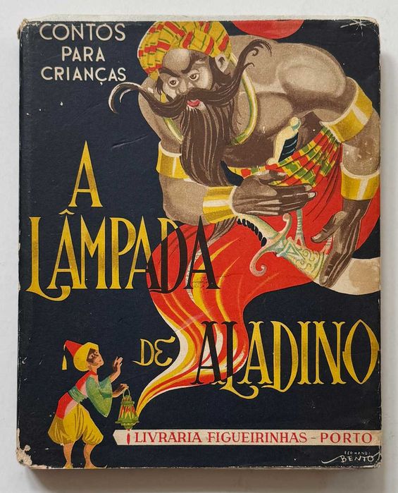 1957_A LÂMPADA DE ALADINO E OUTROS CONTOS. Ilustrações de Alfredo Moraes. Em muito bom estado geral.