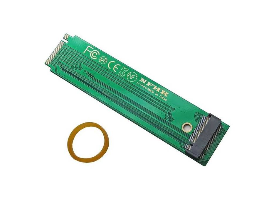 Adapter Riser dysku SSD NVMe PCIe 3.0 x4 M.2 22110 do M.2 2280