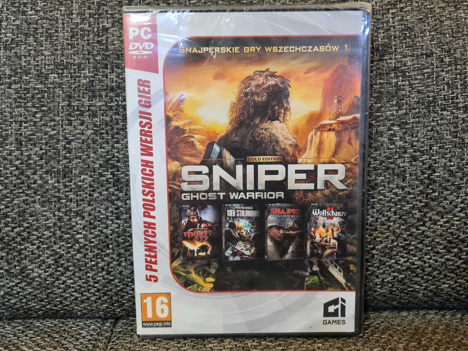 Sniper Ghost Warrior Złota Edycja + Snajper Sztuka zwyciężania PC NOWA