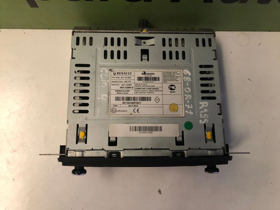 RENAULT CLIO IV 4 AUTO RADIO - R155