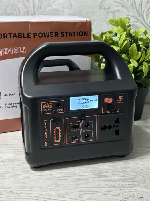 Зарядная станция портативная 200 Вт 153,6 Втч LiFePO4