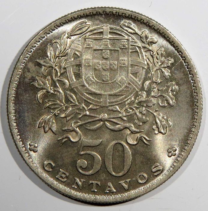 Republica Portuguesa - 50 Centavos 1964 e 1966 2€ cada