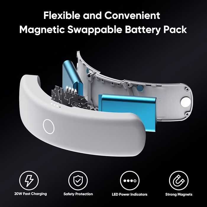 Pasek z baterią Sonicgrace S3 Pro do Meta Quest 3 / 3S | 8000mAh Powerbank VR