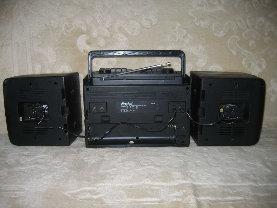 Wieża z głośnikami - lata 90-te - korektor - SHERION SH-202