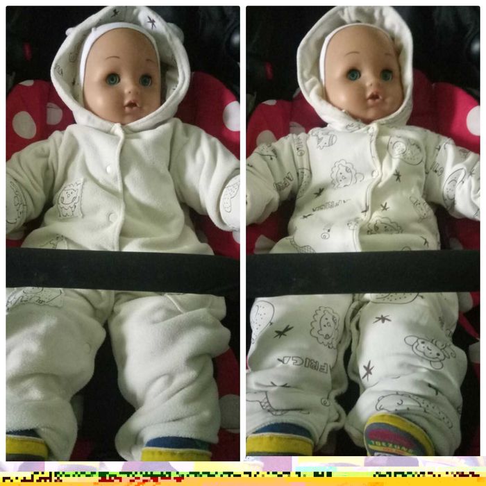 двусторонній комбінезон комбез унісекс 60см