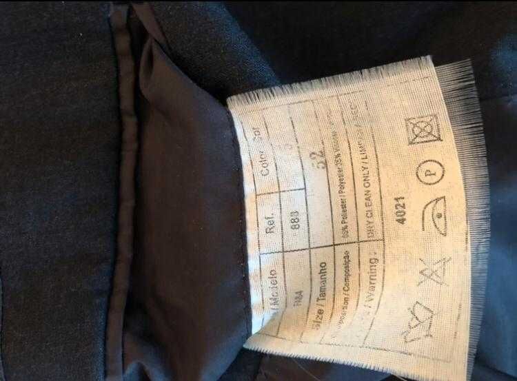Fato de Cerimónia Cinza Escuro T52
