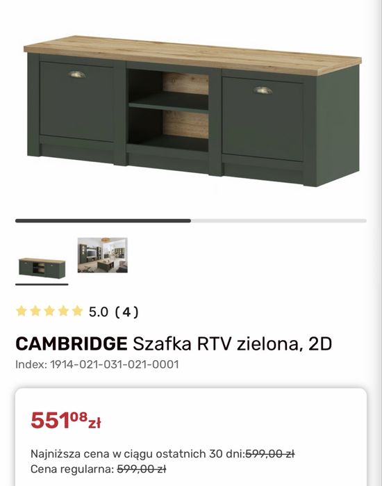 Komplet mebli Cembridge Agata