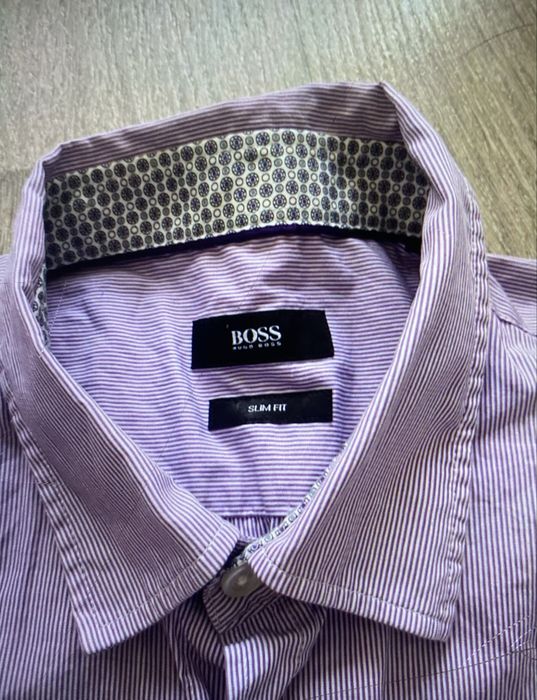 Hugo Boss meska koszula z krutkimi rekawami