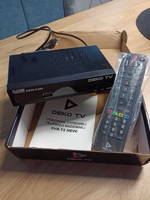 dekoder odbiornik cyfrowej telewizji naziemnej Deko DVB-T2