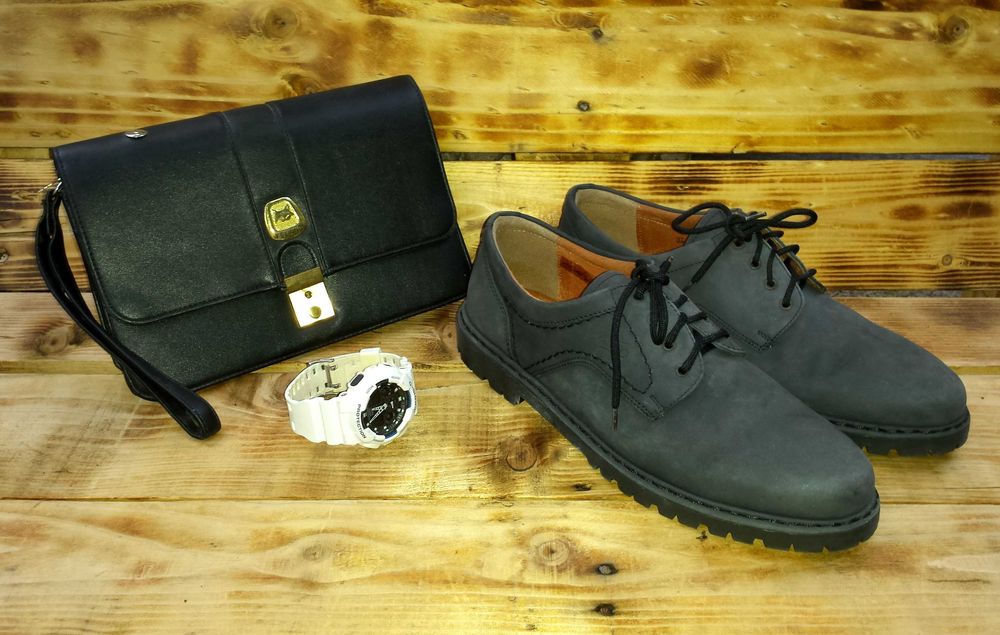 Обувь Классические мужские туфли нубук кожа 44 размер стелька 28,5 см