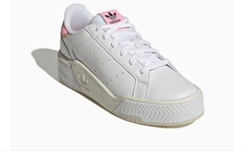 Білі кросівки ADIDAS ORIGINALS "Court Tourino Bold". (36 розмір)
