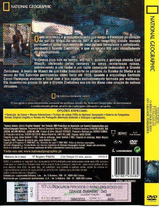 O REINO ESQUECIDO DO GR. ZIMBABUÉ (Portes de envio incluídos)