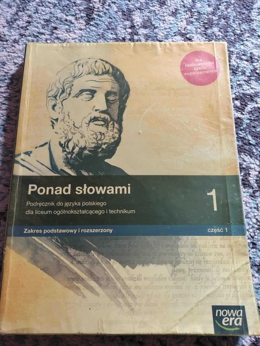 Ponad słowami 1 Podręcznik część 1 zakres rozszerzony - Nowa Era 2019