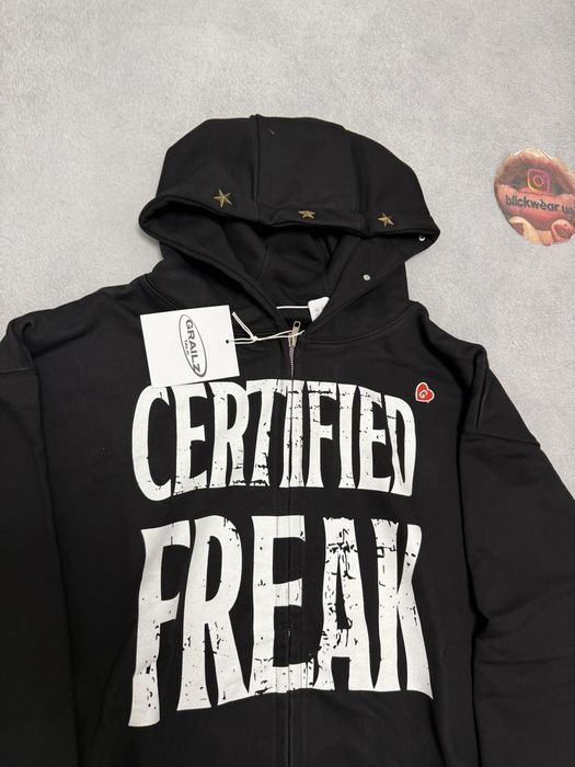 Зип худи Grailz project g/r  Certified Freak vetements balenciaga rick