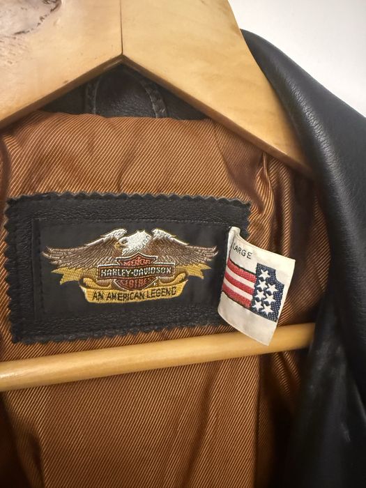 Casaco de Pele Harley Davidson