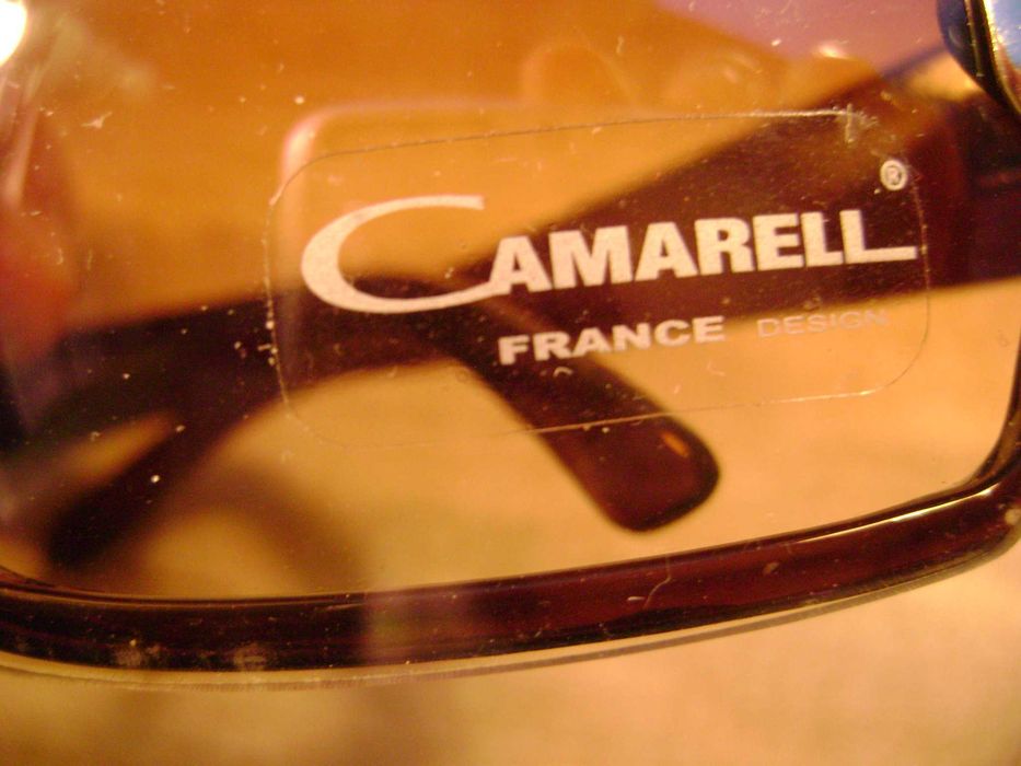 Starocie z PRL - Okulary przeciwsłoneczne damskie = Camarell France UV400 TANIO