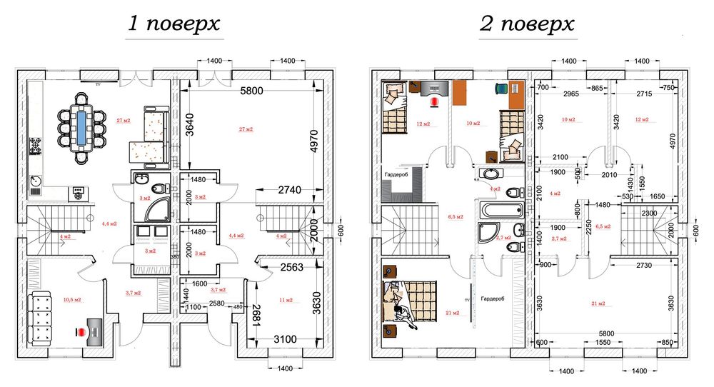 Дуплекс Ірпінь біля лісу, 118 м², 5 соток
