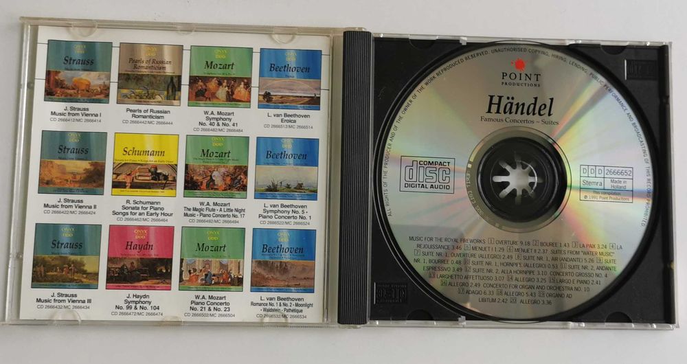 CD - Handel - Famous Concertos - Suites