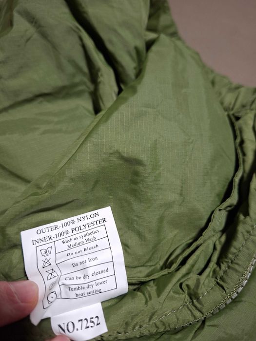 Spodnie wojskowe puchowe brytyjskie softie "L"