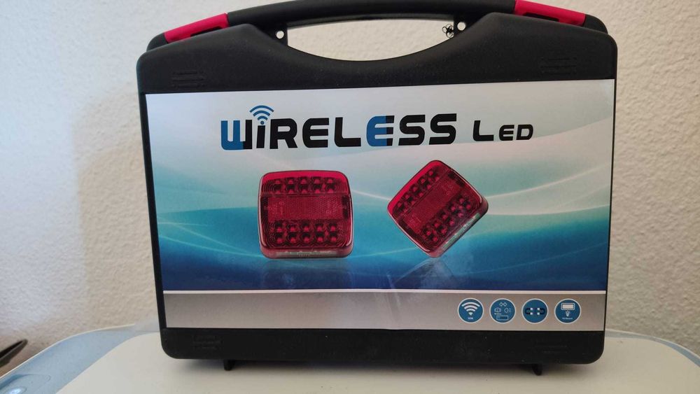 KIT Luzes LED sem fios magnéticas para Reboque | RECARREGÁVEIS USB | NOVO