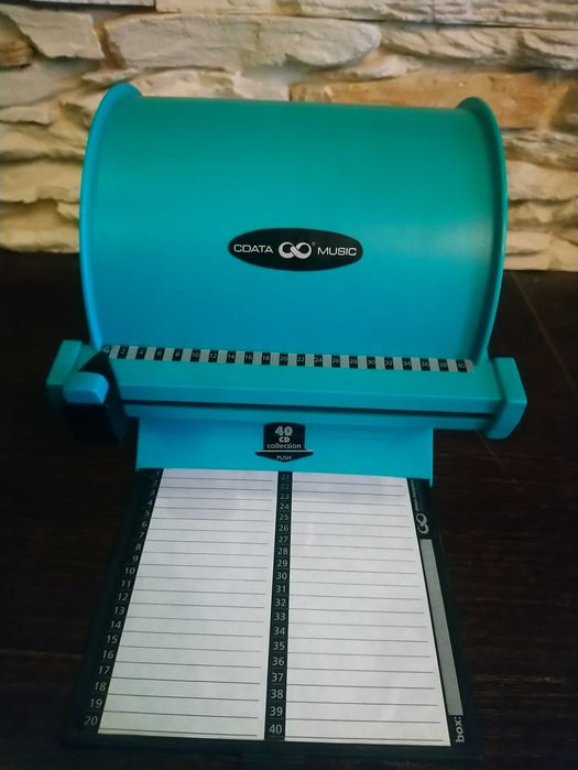 Pojemnik na płyty, zamykany, 40 płyt CD DVD