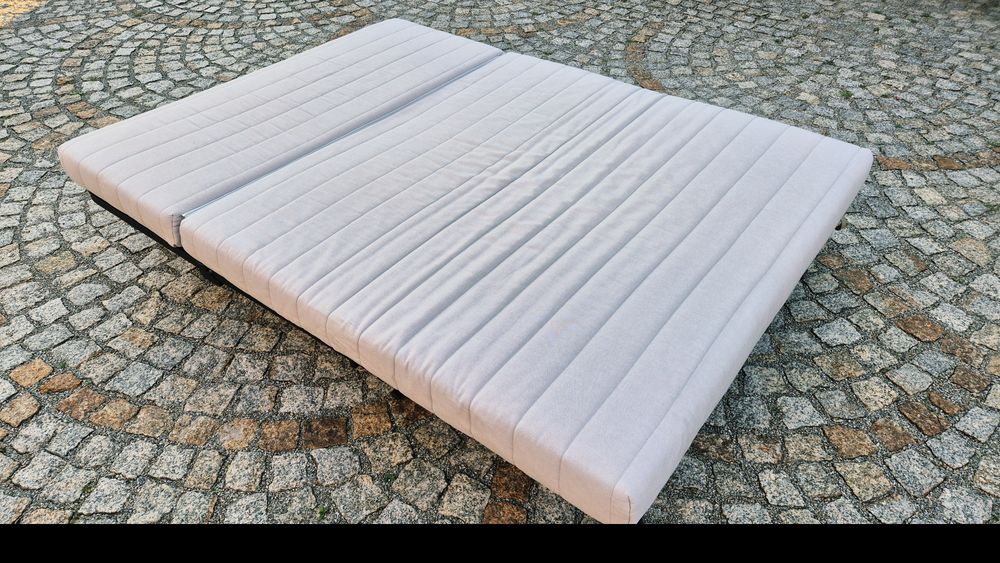Sofa rozkładana / wersalka IKEA LYCKSELE 2-os. + pokrowiec i pojemnik