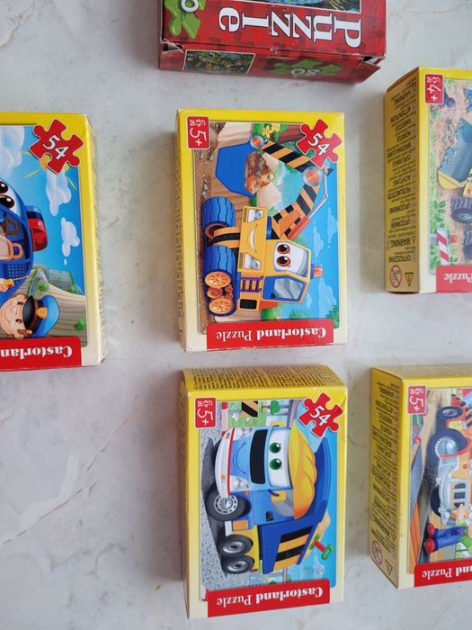 Продам Пазли Пазлы машинки, мультики