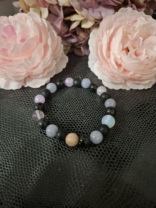 Bransoletka handmade z naturalnych kamieni