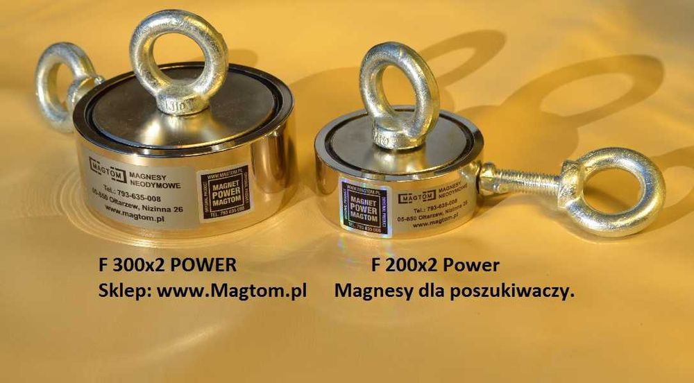 F200x2 Power Magtom duża moc przyciągania magnes neodymowy