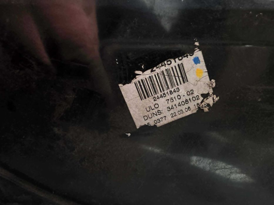 opel zafira b lampy tył