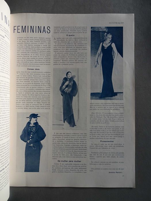 Antiga revista Ilustração nº 217  - ano 1935