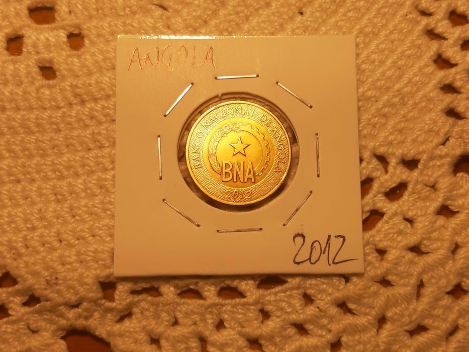 Angola - moeda de 1 kwanza de 2012