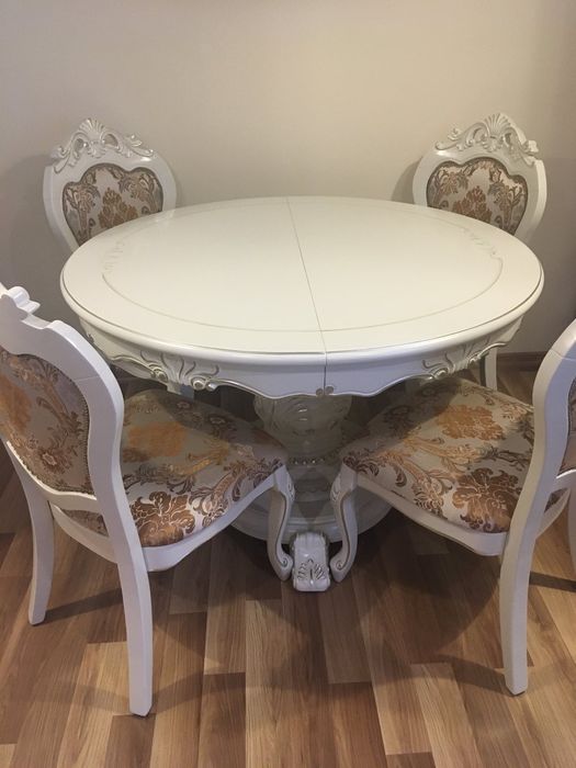 Набор круглый стол стул Малайзия (дерево)