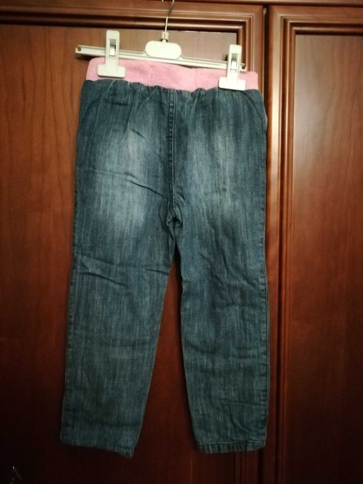 Calças de menina 5-6 anos Novas
