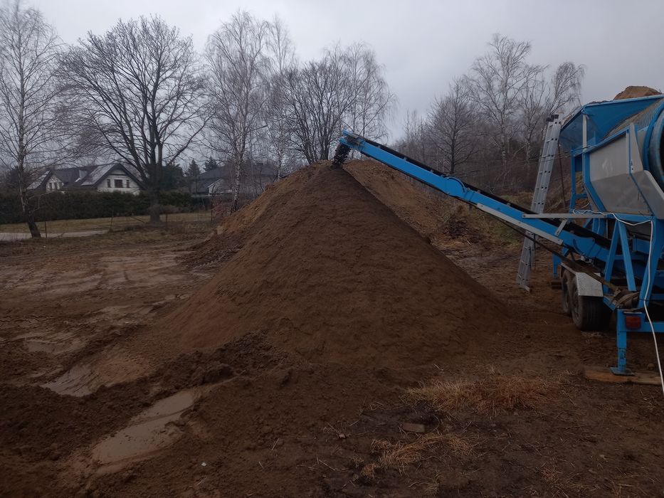 Ziemia przesiewana, idealna pod trawnik