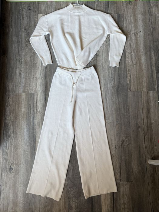 Solmar трикотажний жіночий костюм, р S, палаццо, бавовняний, щільний