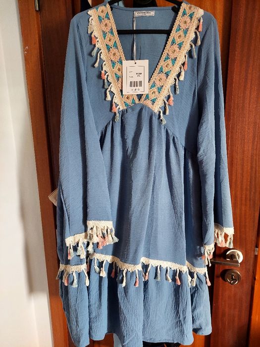 Vestido  cor ganga L/XL