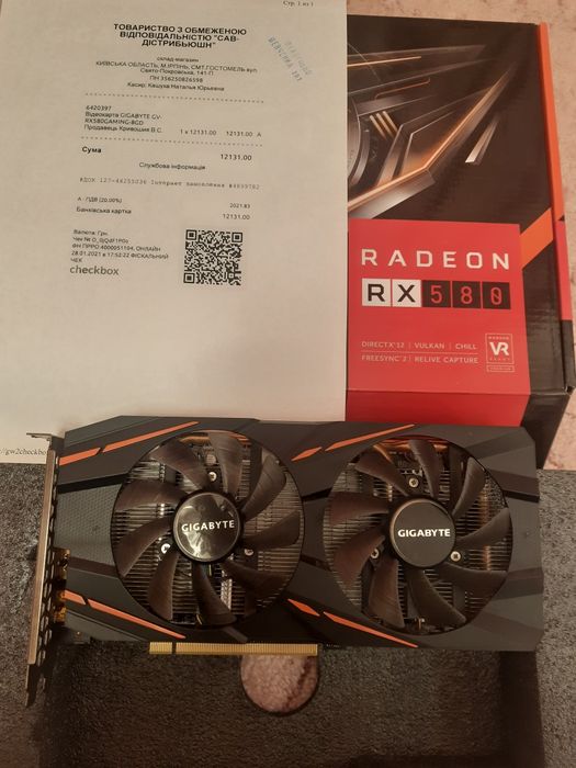 Видеокарта б\у ASUS STRIX RX580 8GB ТОП СОСТОЯНИЕ и другие