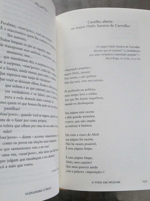 Coração Acordeão, de Alexandre O’ Neill