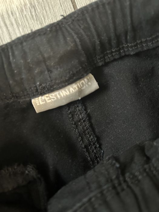 Zestaw spodni jeansowe jogger chłopięce 140 bojówki c&a