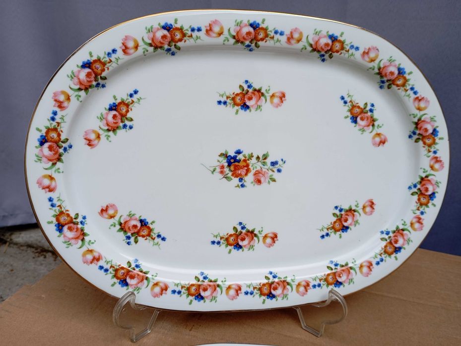 Conjunto de Travessas em Porcelana Decoforce