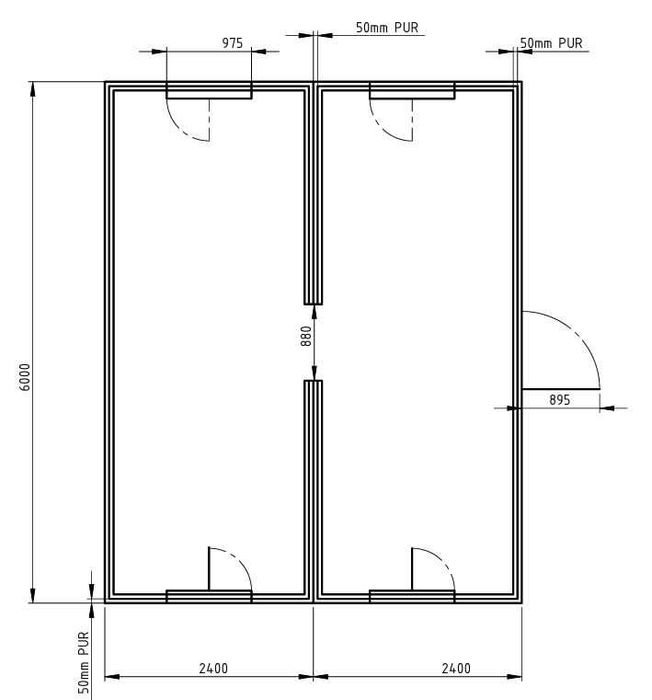 Dom Modułowy 30m2 ocieplony
