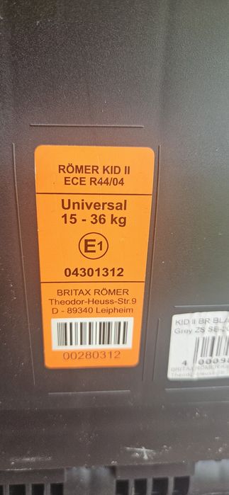 Britax romer kid II