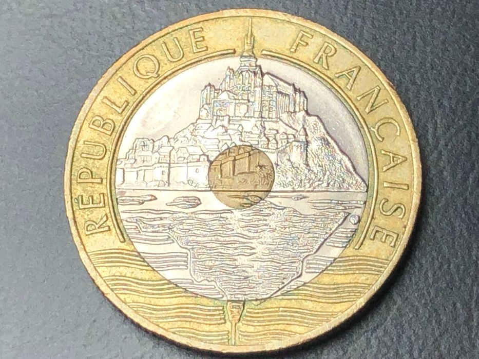 França 1993 - 20 Francs Bimetálica