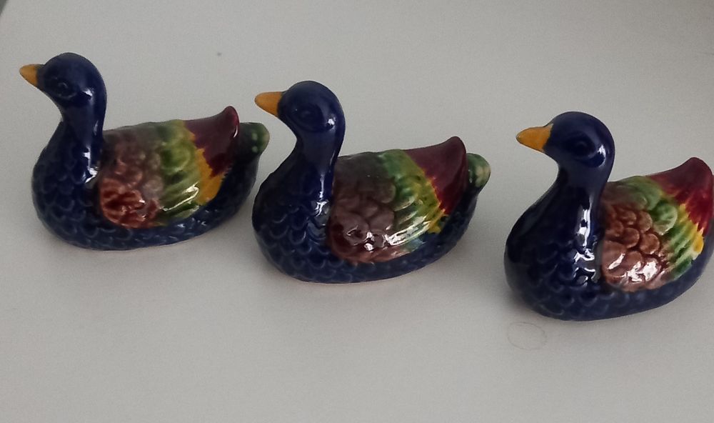 3 Ceramic Ducks428624060792197126
