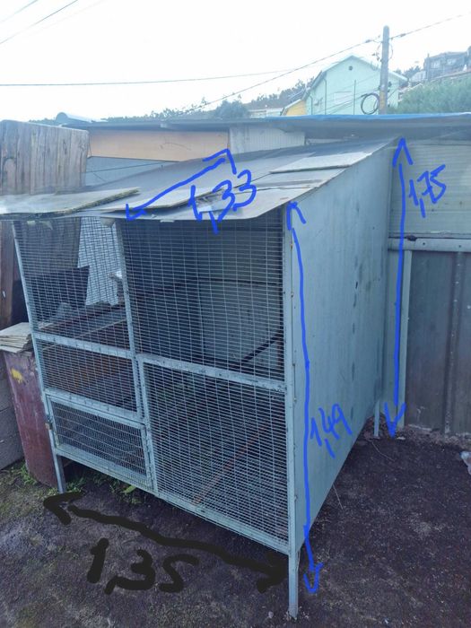 Gaiola grandes dimensões