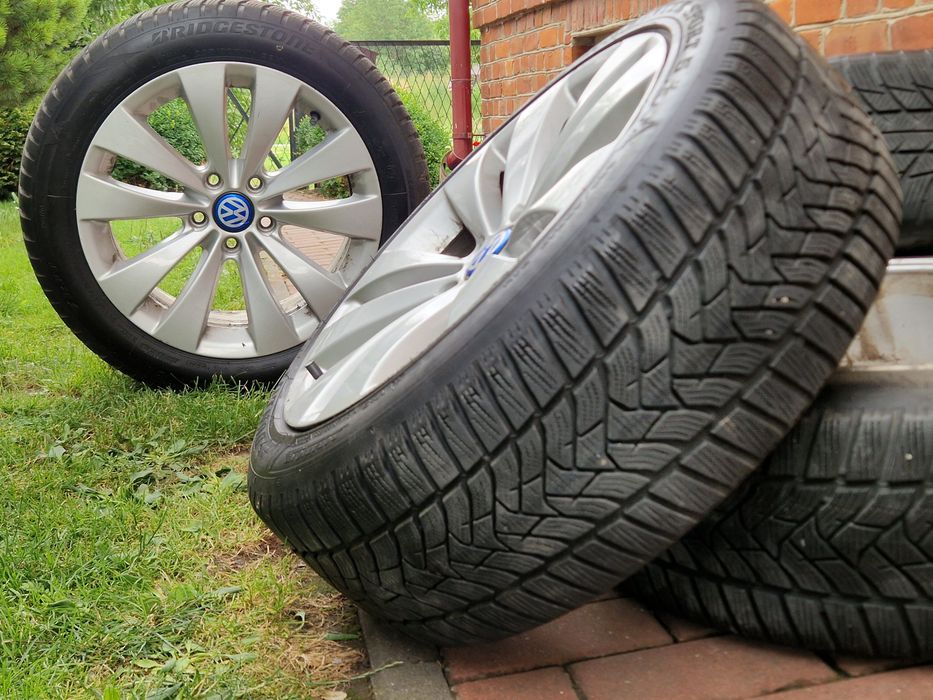 Koła VW 17" 5x112  Passat  opony zimowe