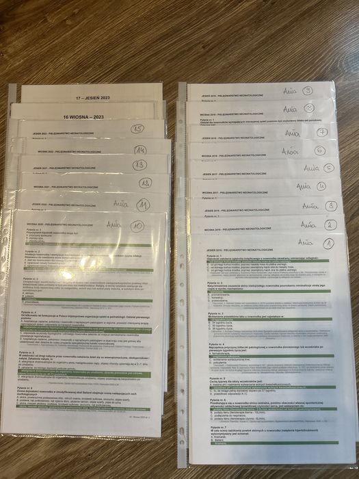 Spekalizacja neonatologiczna - pytania i odpowiedzi 2015 - 2023