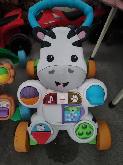 Andador Apoiador Zebra da Fisher-Price.