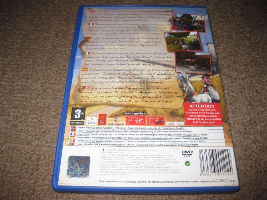 Jogo "Donkey Xote" para a Playstation 2/Completo!
